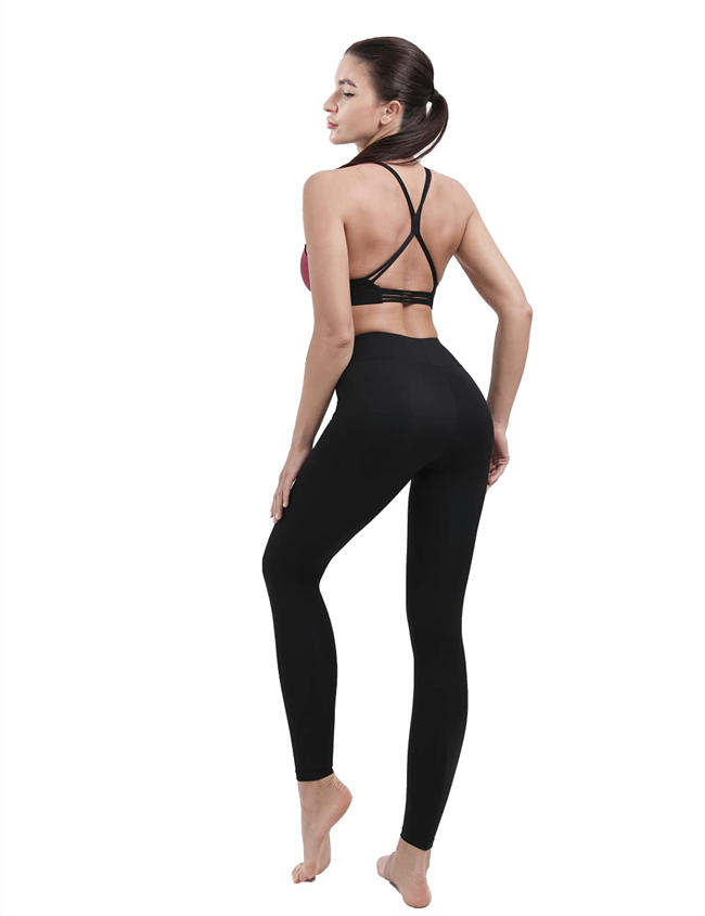 Seamless Bra and Leggings Set Women Activewear Crop Top Legging Yoga Fitness Gym Wear 2 Piece Set