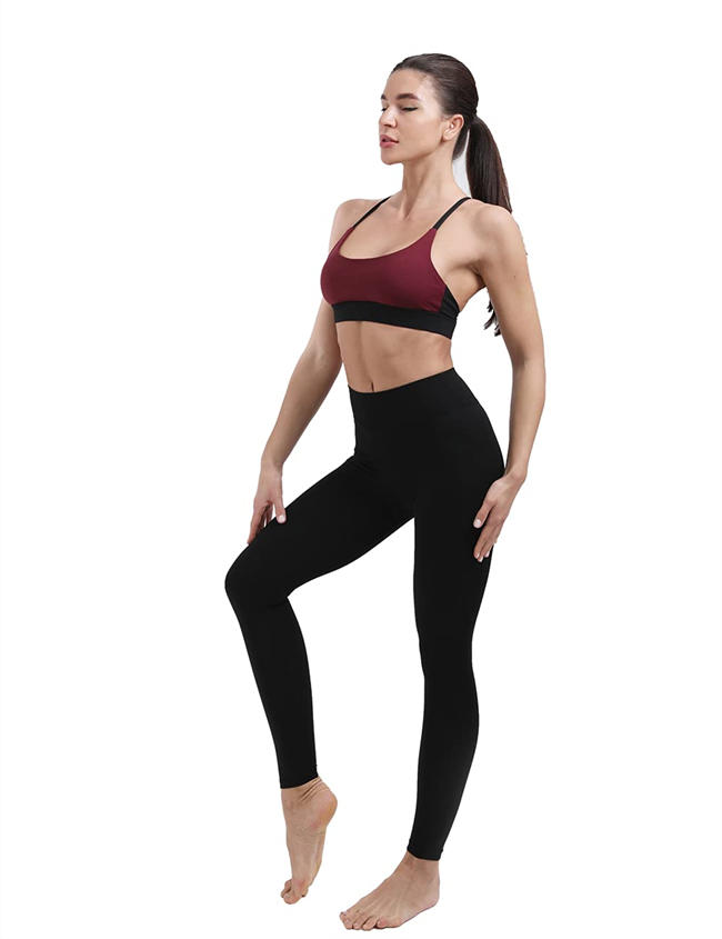 Seamless Bra and Leggings Set Women Activewear Crop Top Legging Yoga Fitness Gym Wear 2 Piece Set